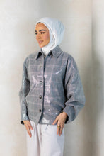 Load image into Gallery viewer, Sequin Plaid Bomber
