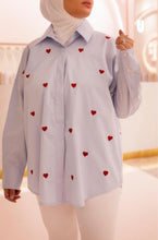Load image into Gallery viewer, Blue Hearts Shirt
