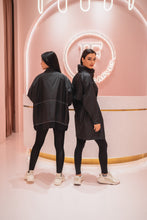 Load image into Gallery viewer, Black Sports Cover Up - Long
