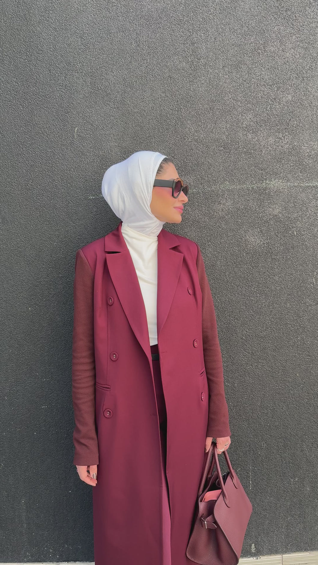 LIMITED Ribbed Sleeve Longline Blazer