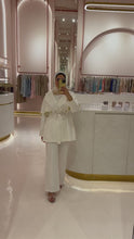 Load and play video in Gallery viewer, White Flower Jacket
