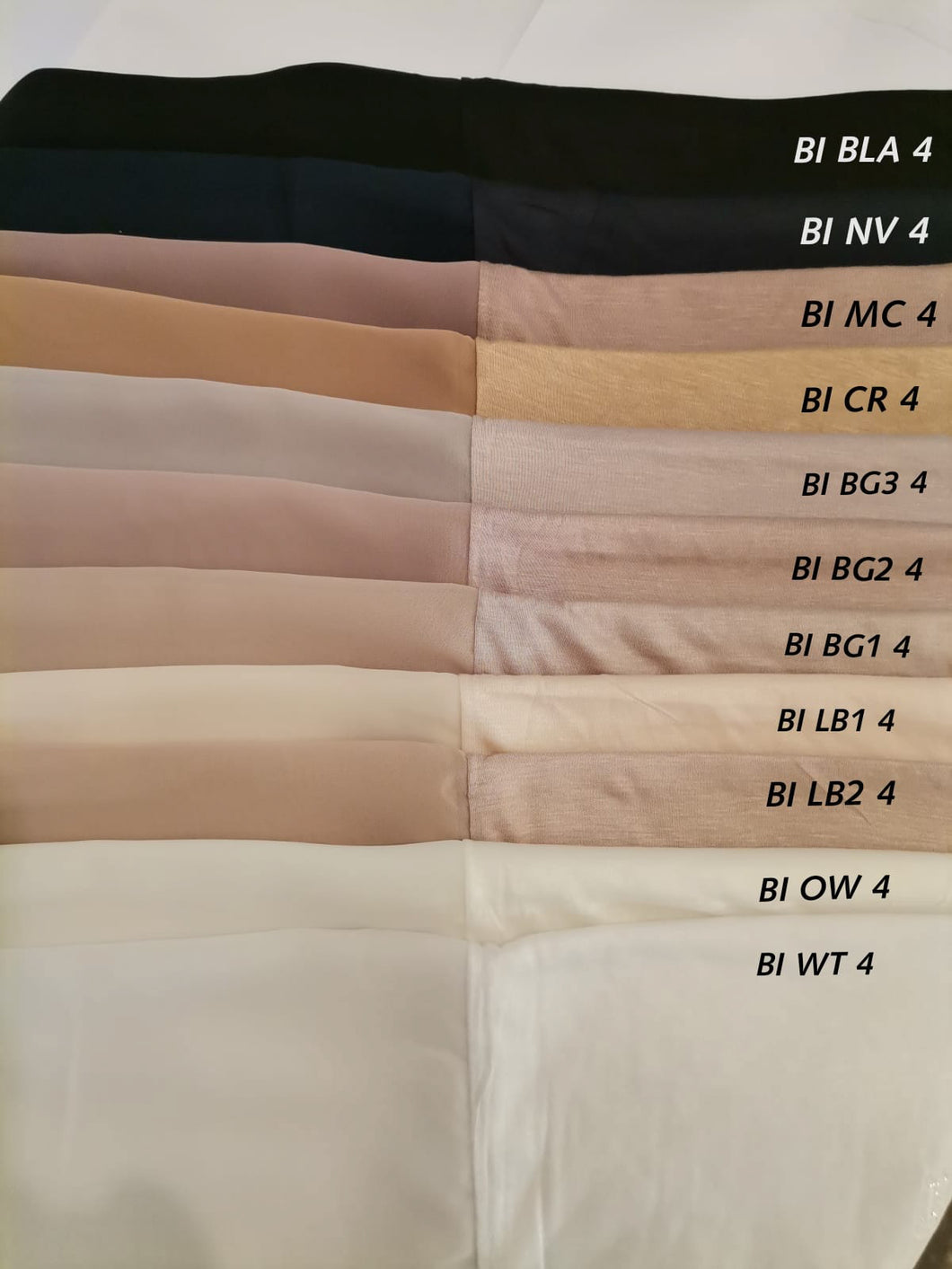 Half Kleenex Half Chiffon Plain Scarf - Short