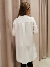 Load image into Gallery viewer, High-Neck Long Sleeve Plain Blouse
