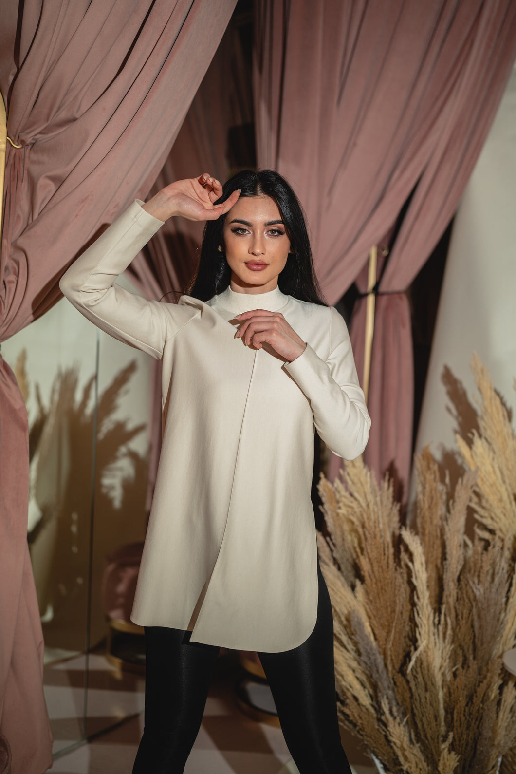 Long Sleeve Sporty Blouse